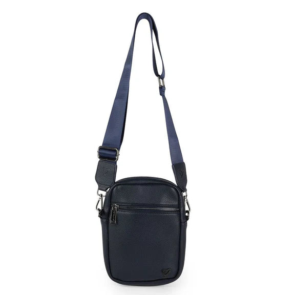 Hope Vegan Leather Crossbody Deep Navy
