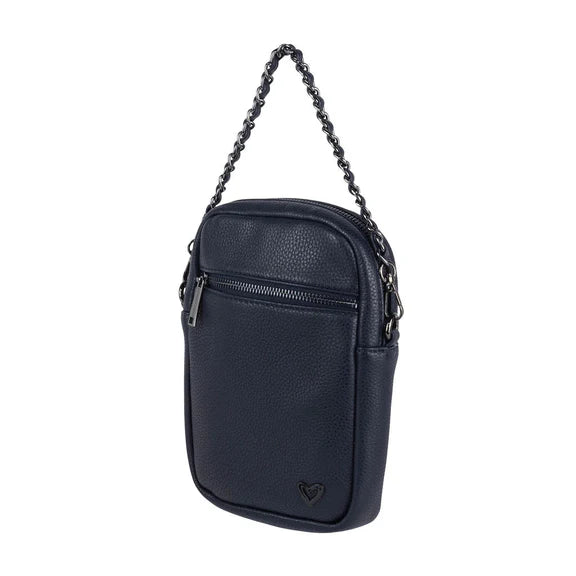 Hope Vegan Leather Crossbody Deep Navy