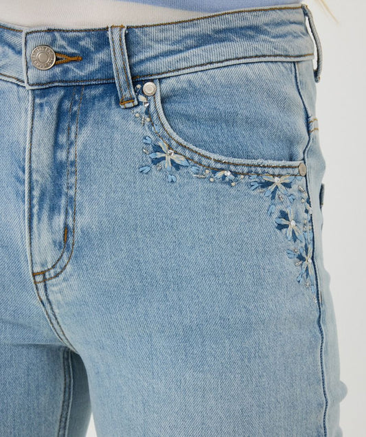 Embroidered Esqualo Jeans