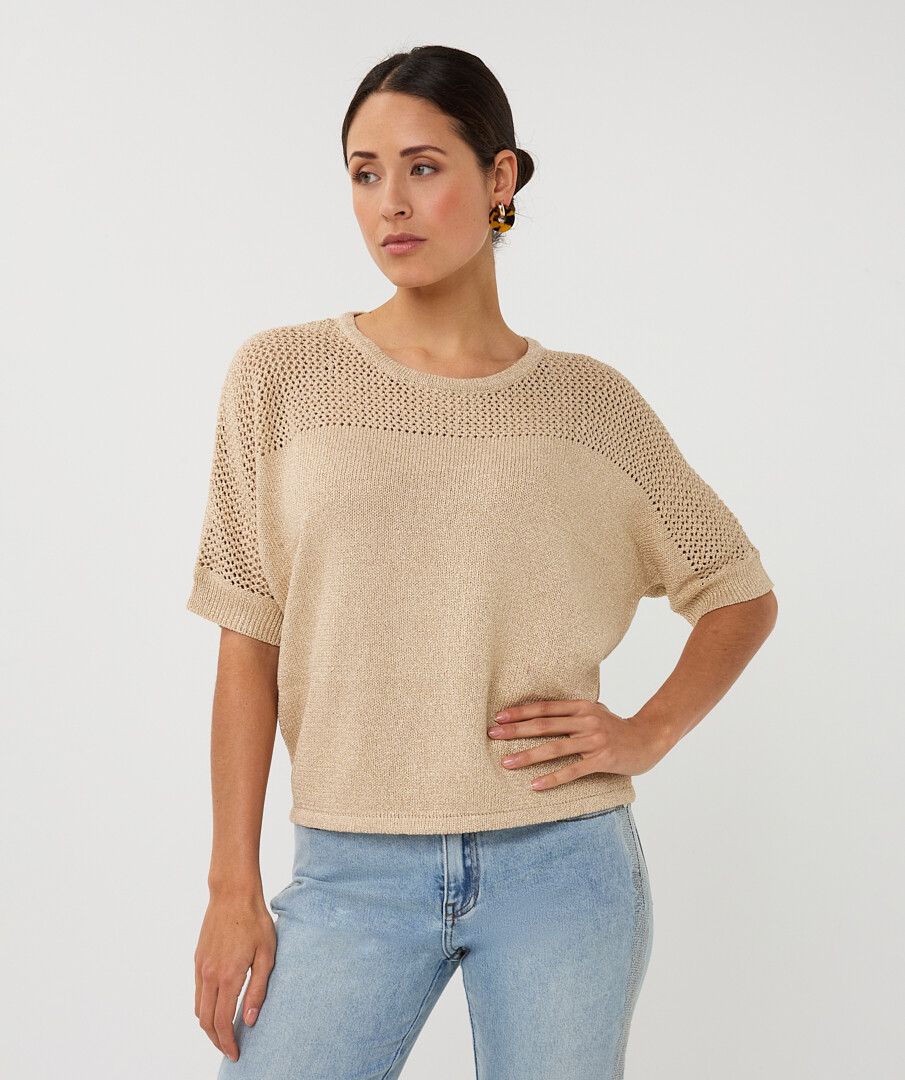 Ajour Sweater Batwing