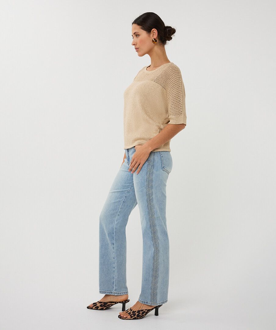 Ajour Sweater Batwing