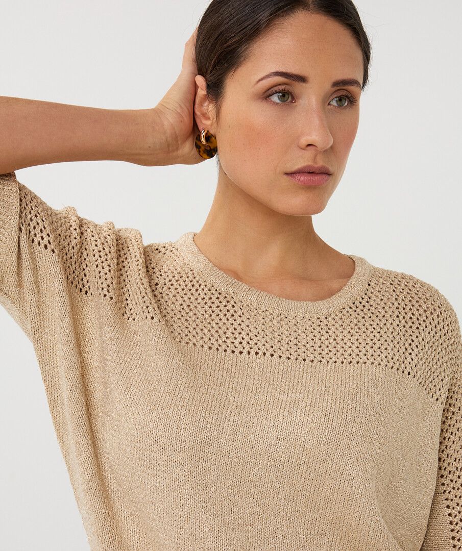Ajour Sweater Batwing