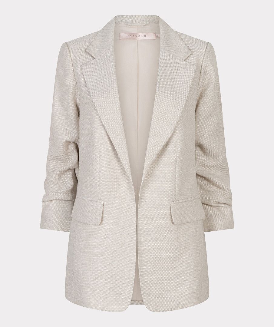 Blazer Linen Look