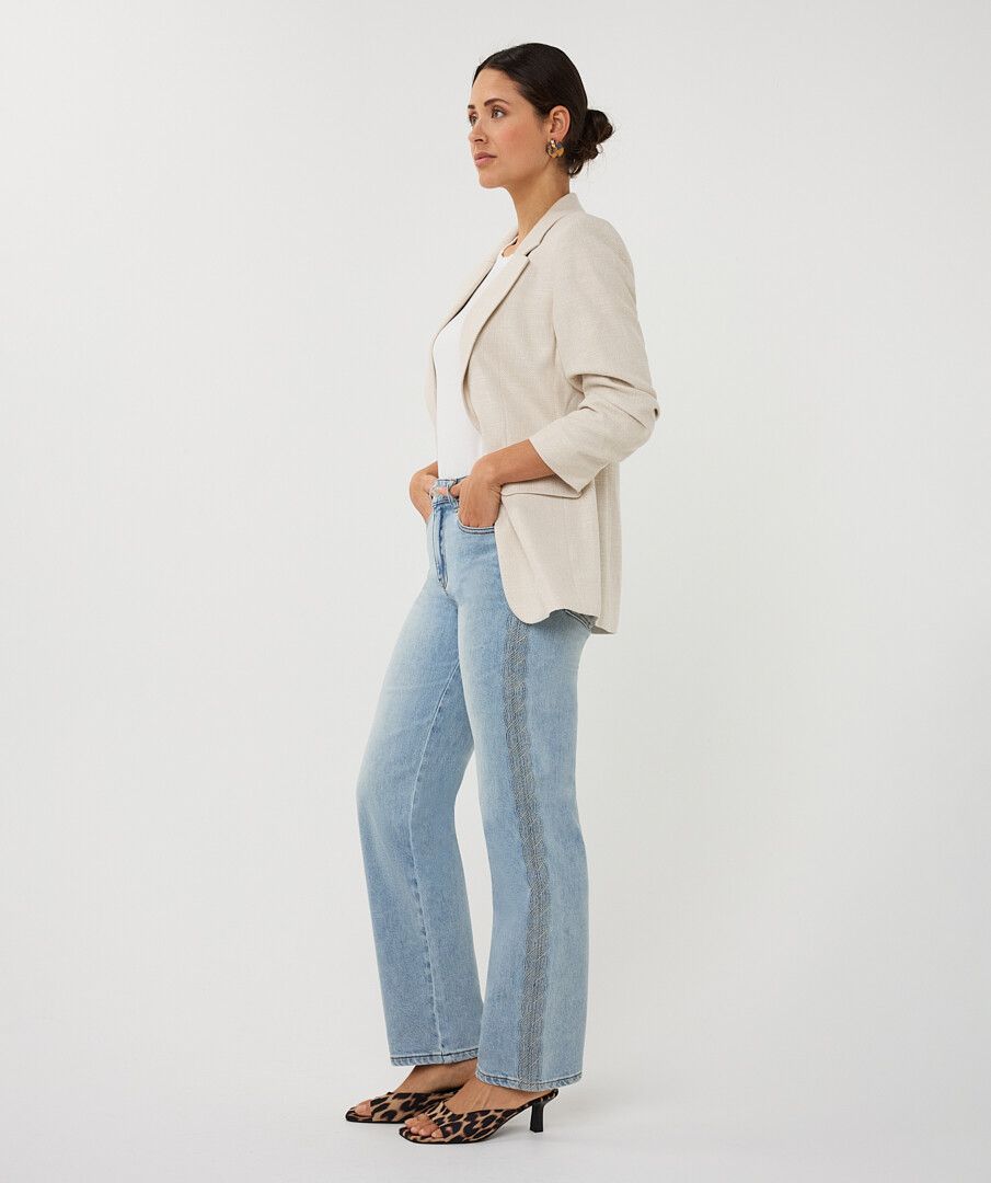 Blazer Linen Look