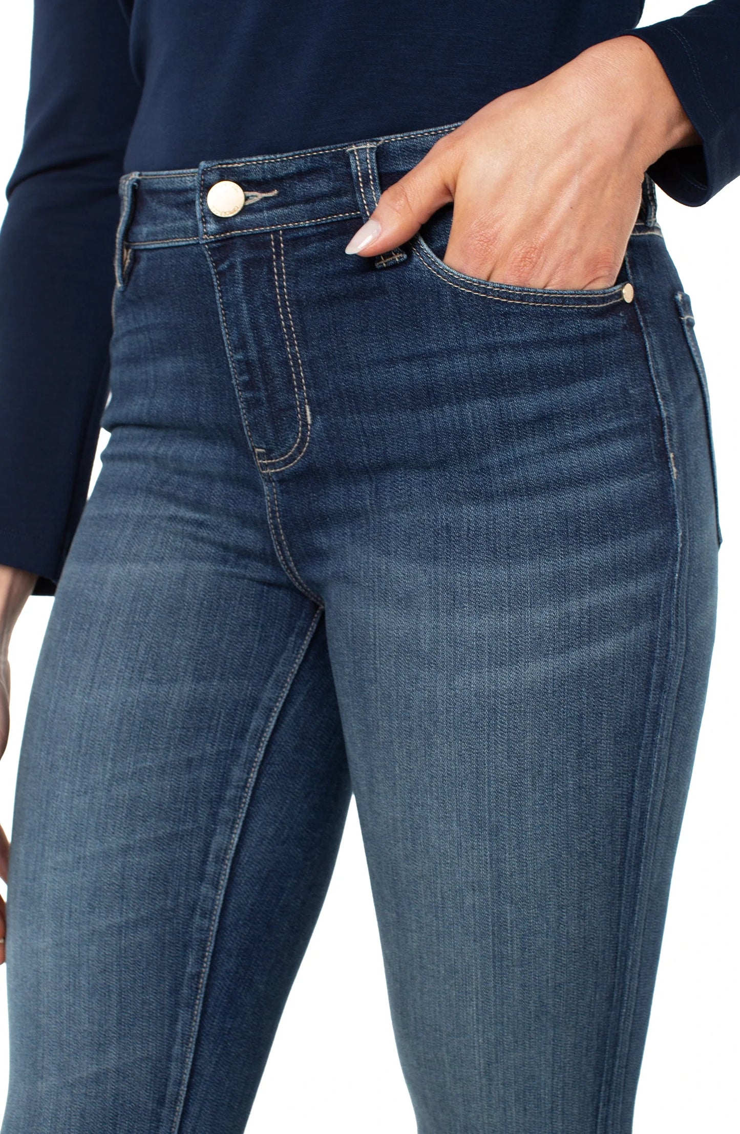 Abby San-Fernando Skinny Jeans