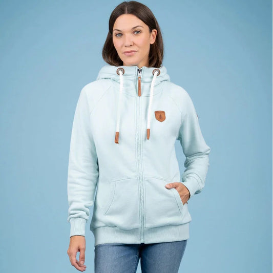Hera Front Zip Hoodie - Blue Eye