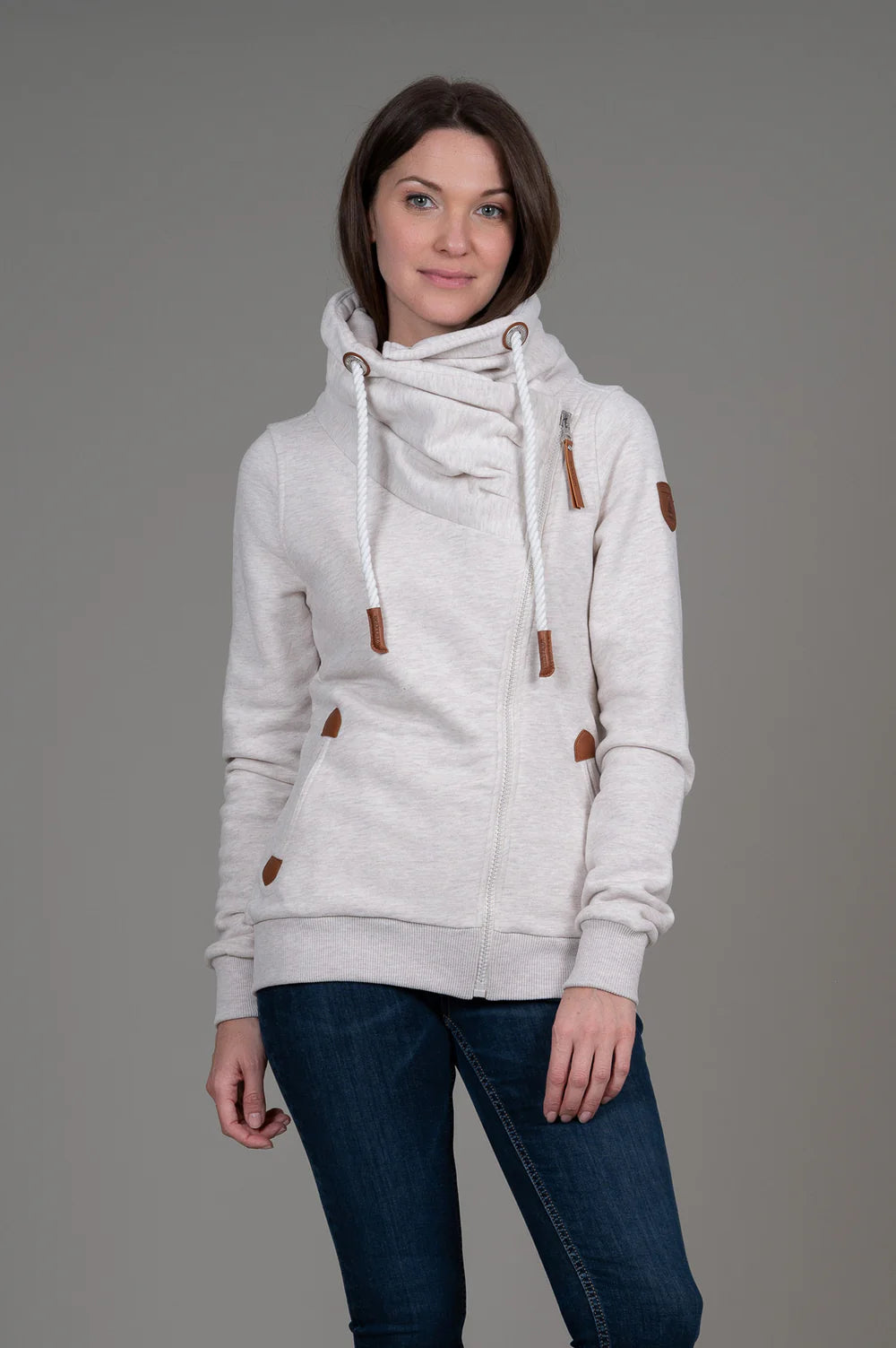 Hestia Sweater- Heather Oatmeal
