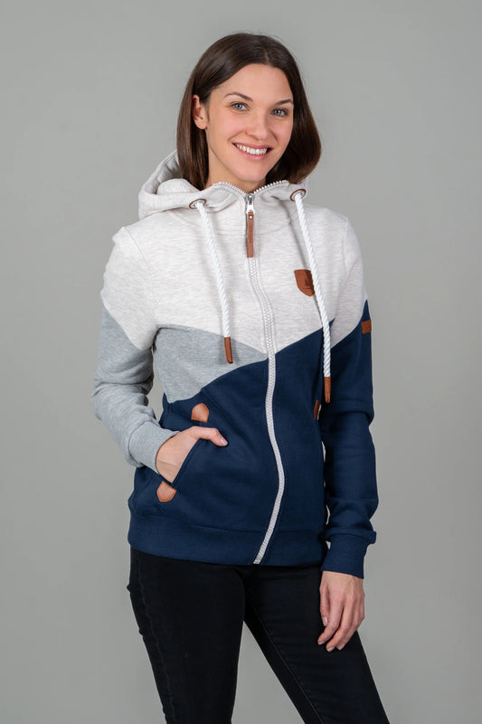 Roxette Hoodie-Oxford Blue Mix