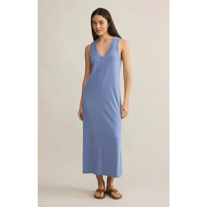 Palisades Midi Dress-Sky Blue