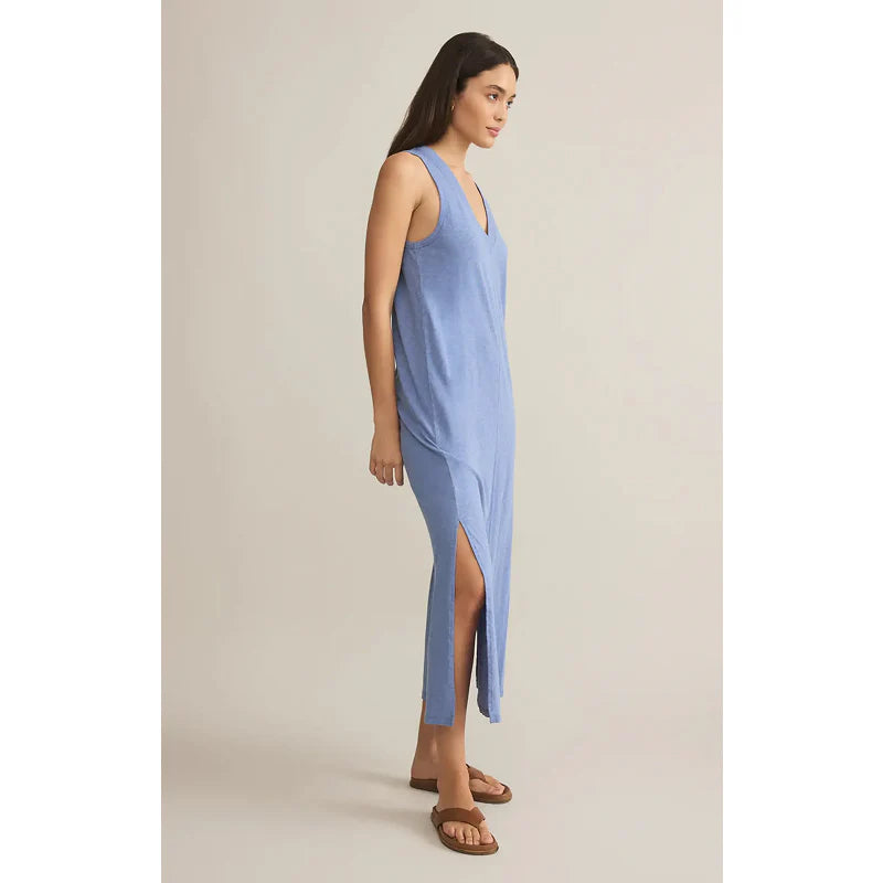 Palisades Midi Dress-Sky Blue